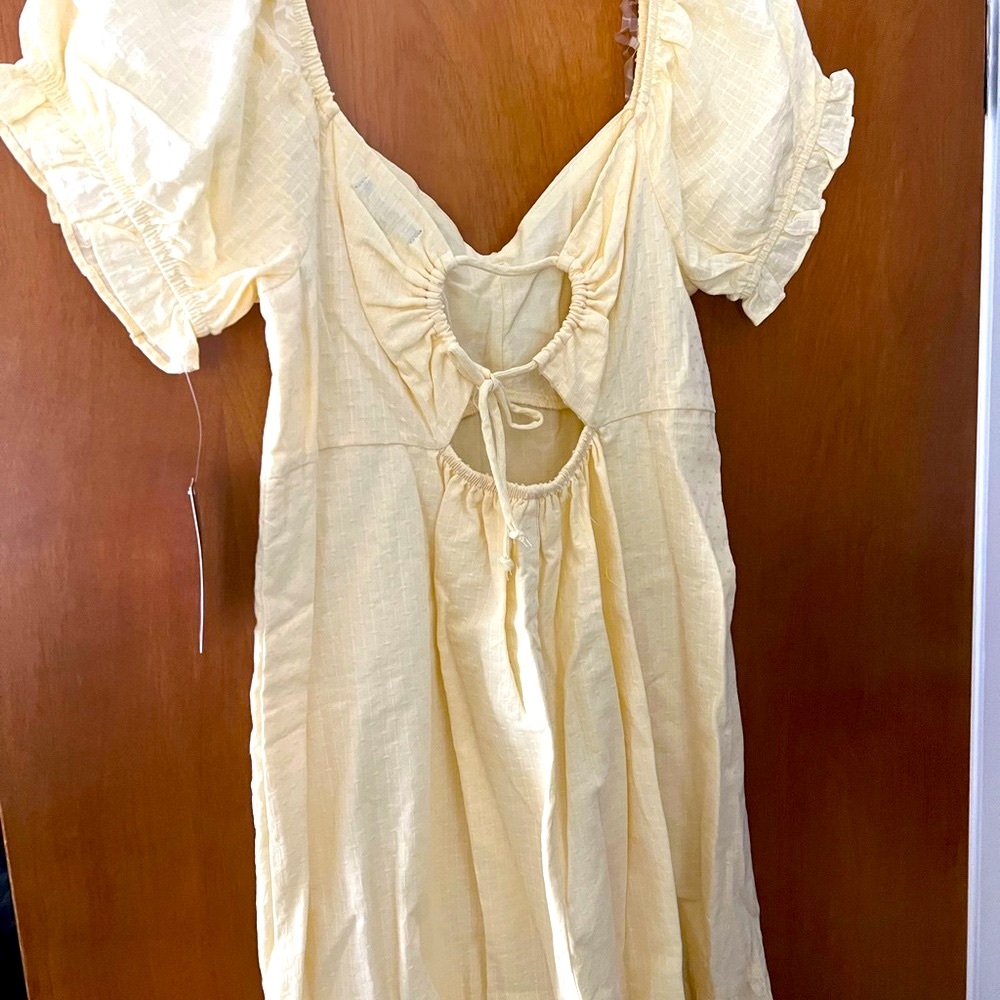 NWT Summer Yellow Dress